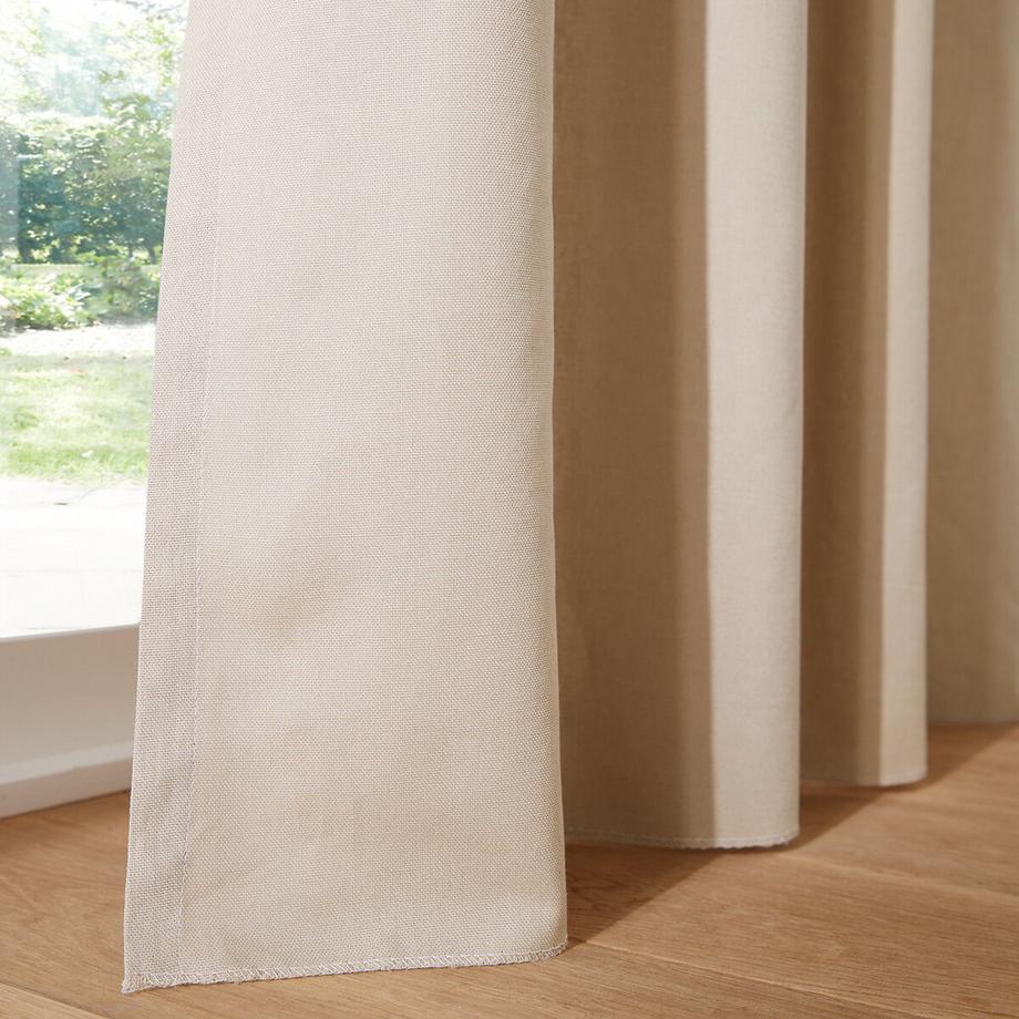 La Redoute Intérieurs  Rideau pur coton galon fronceur 