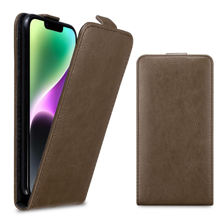 Cadorabo  Housse compatible avec Apple iPhone 14 PLUS - Coque de protection au design flip avec fermeture magnétique 
