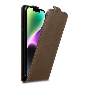 Housse compatible avec Apple iPhone 14 PLUS - Coque de protection au design flip avec fermeture magnétique