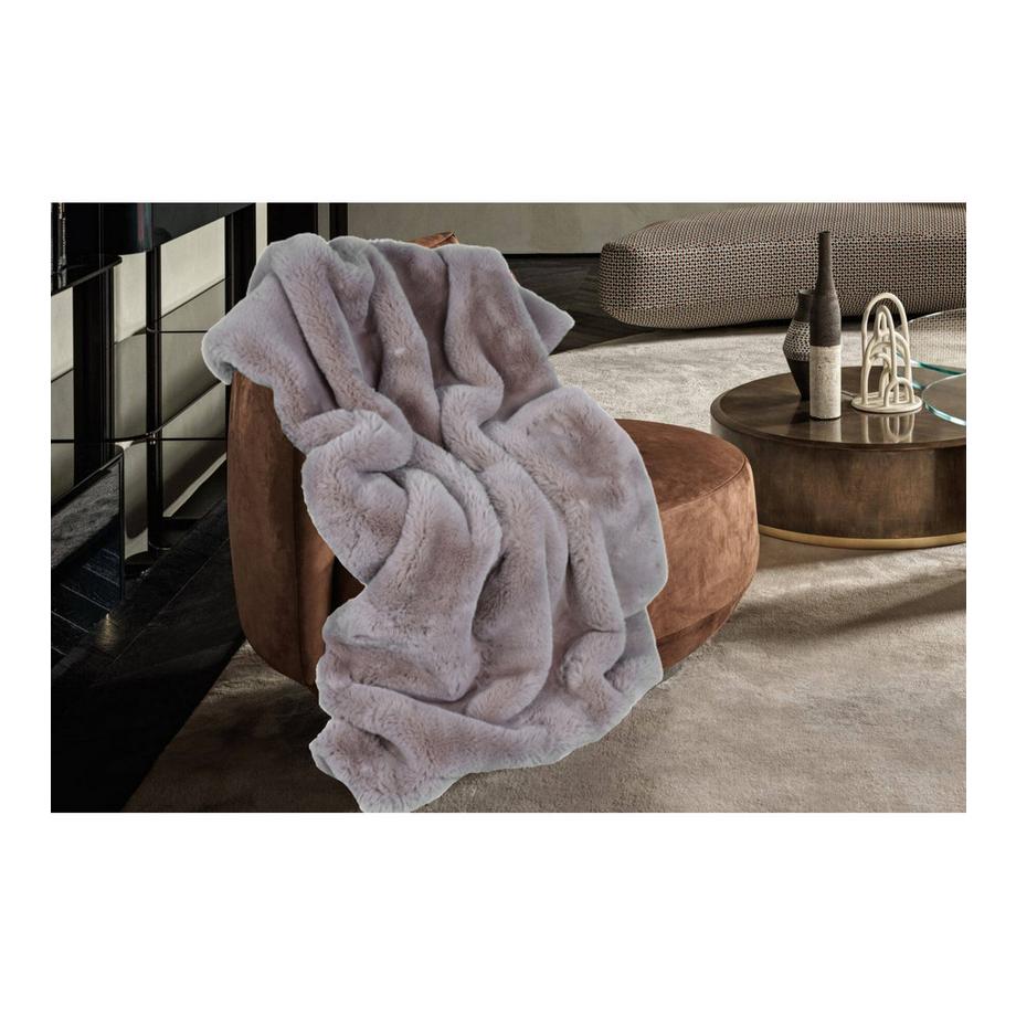 Flair Donna Couverture Fausse Fourrure  