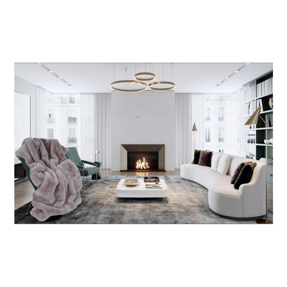 Flair Donna Couverture Fausse Fourrure  