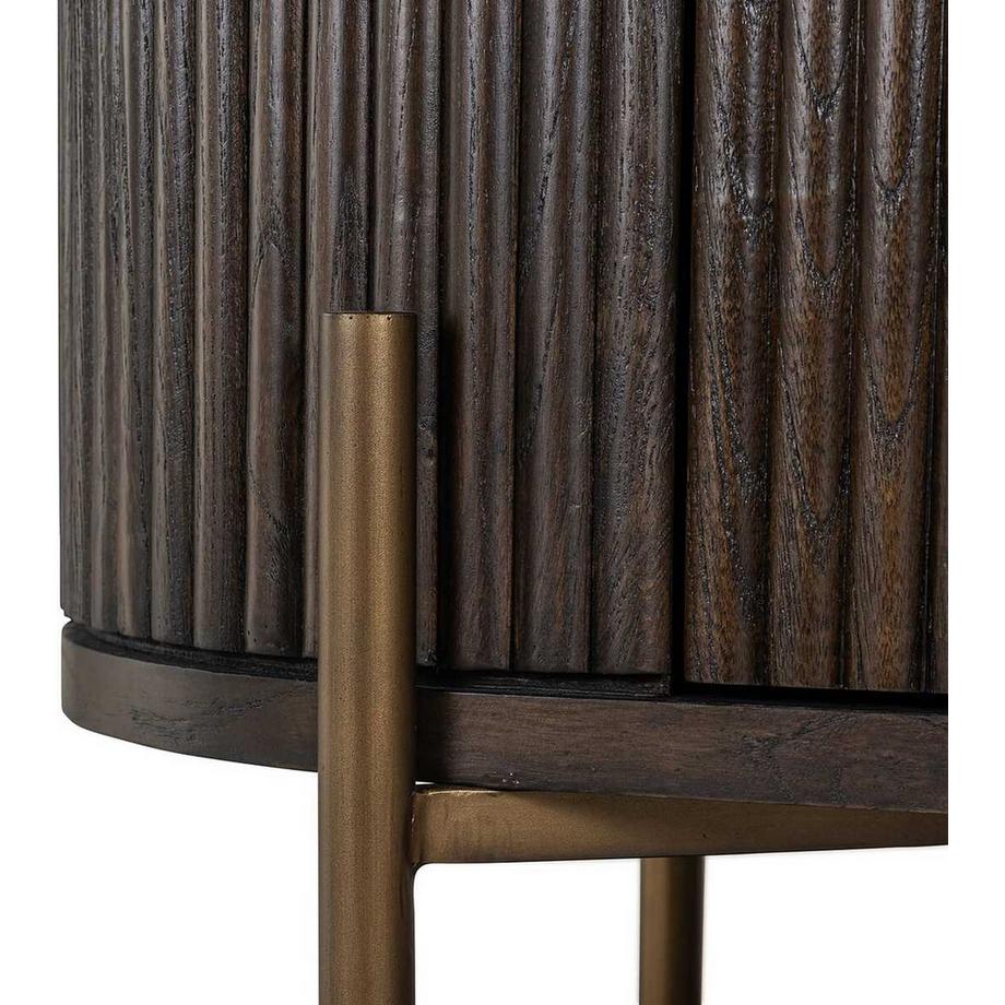 mutoni Schrank Luxor gold gebürstet 90  