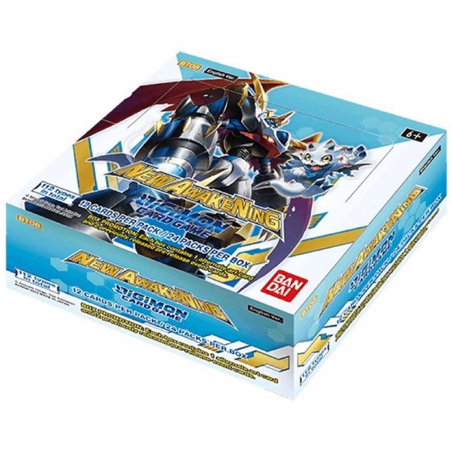 Bandai  New Awakening BT08 Booster Display - Digimon Card Game - EN 