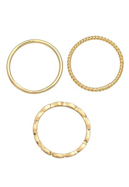 Elli  Ring Stapelringe Stacking 3Er Set 