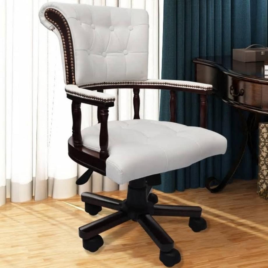 VidaXL Chaise de bureau cuir artificiel  