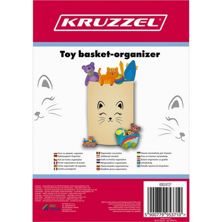 Kruzzel Cestino per giocattoli - organizer 63L Kruzzel 24727  