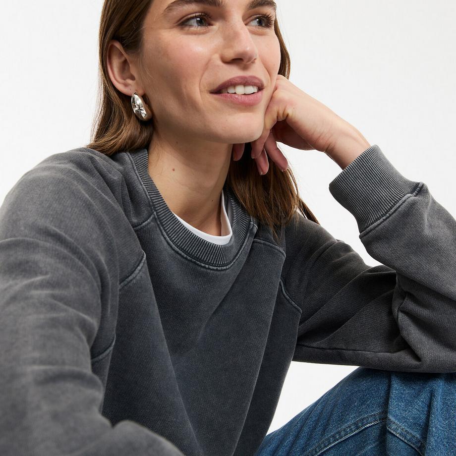 La Redoute Collections Rundhals Loose Fit Sweatshirt  