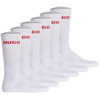 HUGO 6er Pack Ripp Logo Socken  