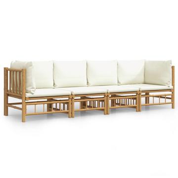 Garten lounge set bambus