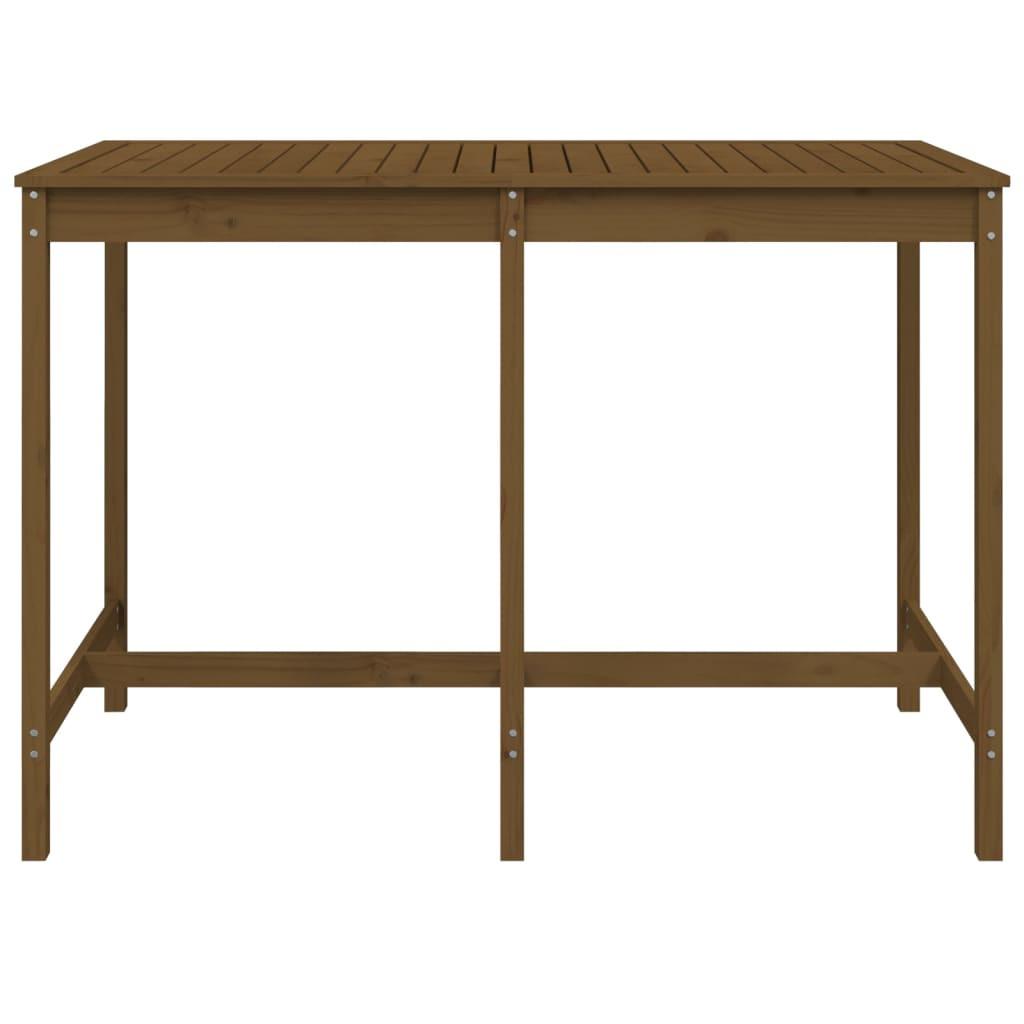 VidaXL Table de jardin bois de pin  