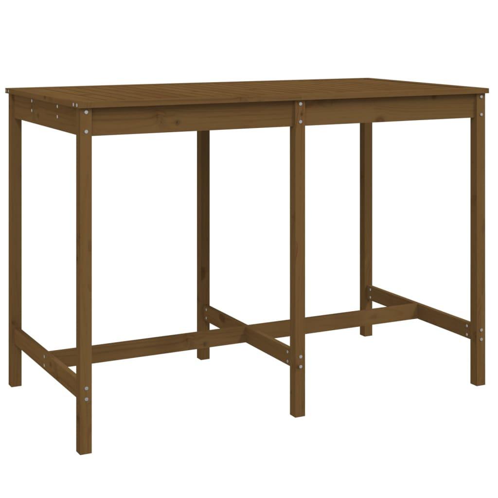 VidaXL Table de jardin bois de pin  