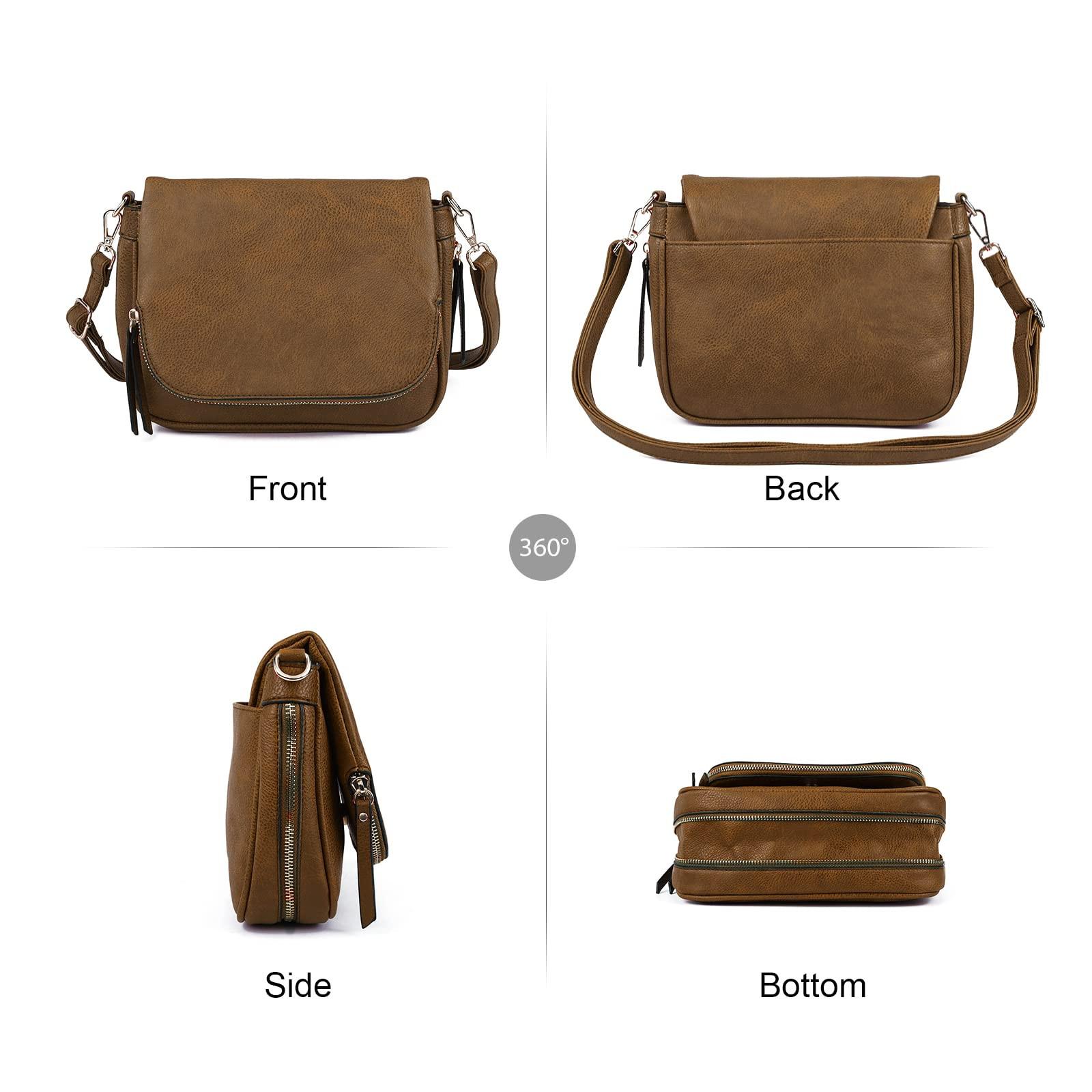 Only-bags.store Kleine Crossbody-Tasche , PU-Leder, über die Schulter, Crossbody-Handtaschen mit mehreren Taschen Kleine Crossbody-Tasche , PU-Leder, über die Schulter, Crossbody-Handtaschen mit mehreren Taschen 