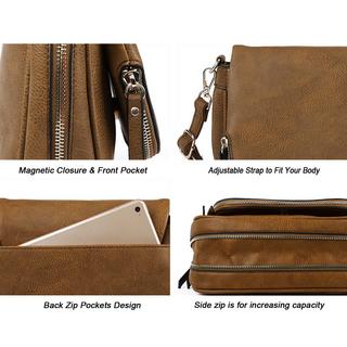 Only-bags.store Kleine Crossbody-Tasche , PU-Leder, über die Schulter, Crossbody-Handtaschen mit mehreren Taschen Kleine Crossbody-Tasche , PU-Leder, über die Schulter, Crossbody-Handtaschen mit mehreren Taschen 