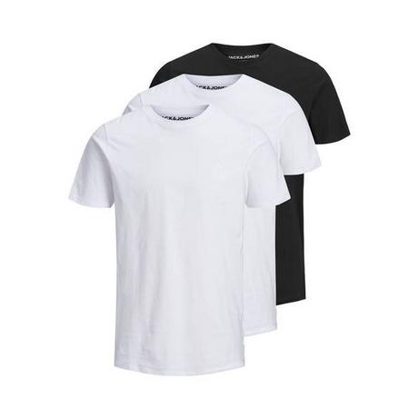 JACK & JONES  T-shirt  Paquet de 3 Confortable à porter-JJEORGANIC BASIC TEE O-NECK 3PK 