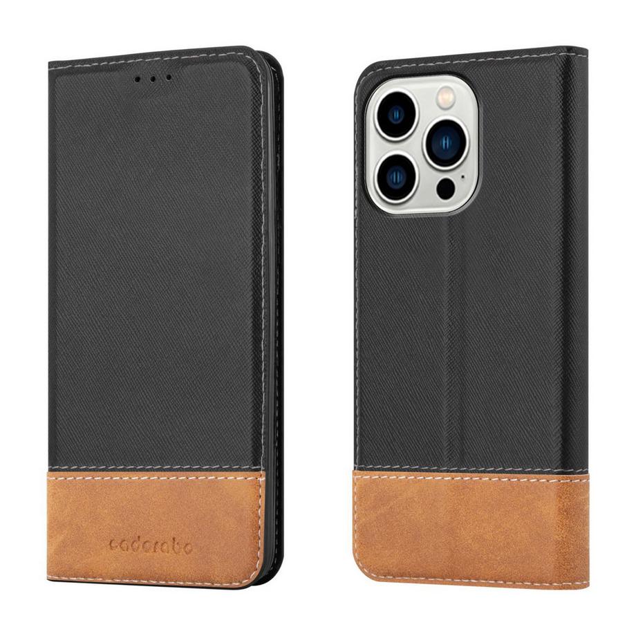 Cadorabo  Housse compatible avec Apple iPhone 14 PRO - Coque de protection avec fermeture magnétique, fonction de support et compartiment pour carte 