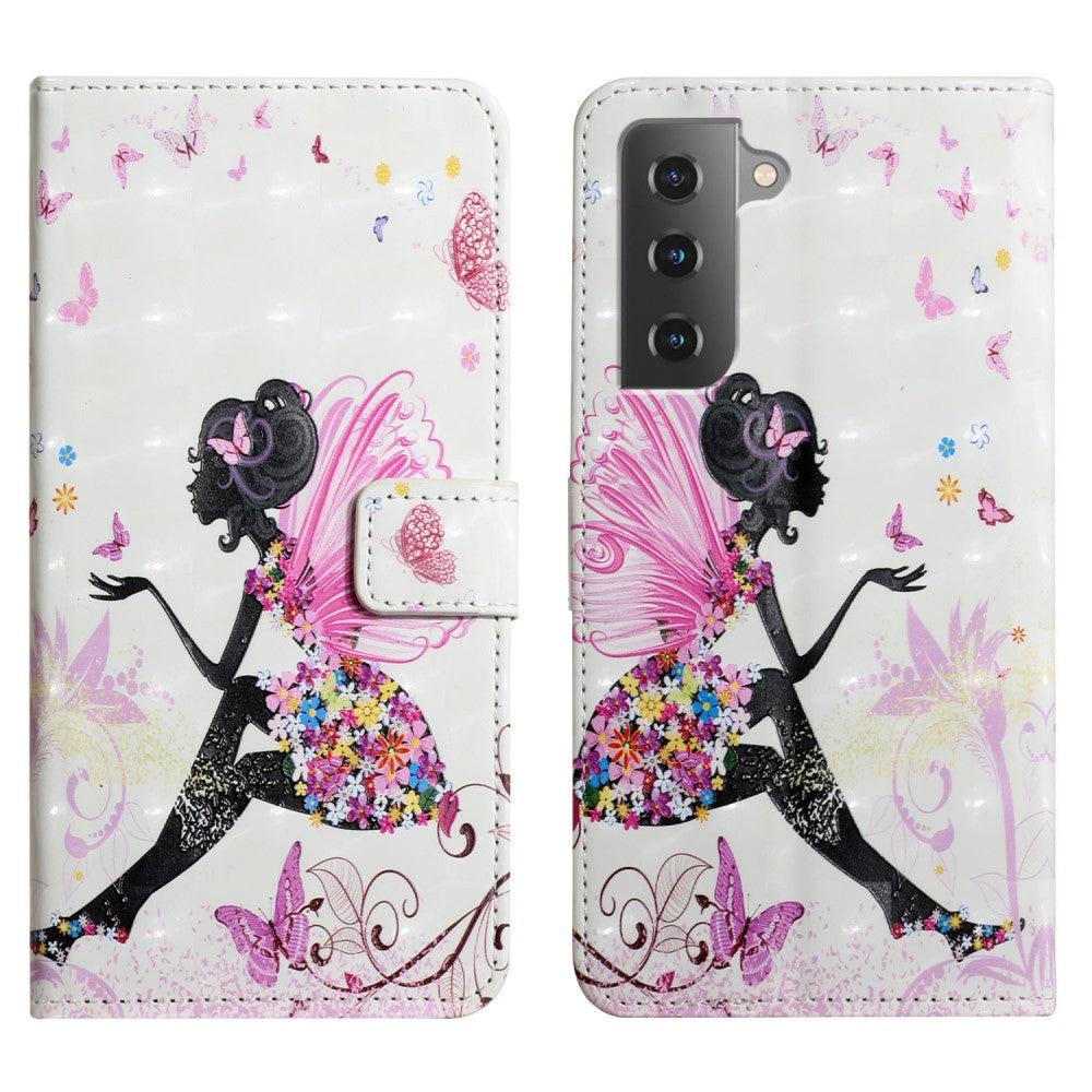 Cover-Discount  Galaxy S22+ - Etui Glitzer Effekt Elfe 