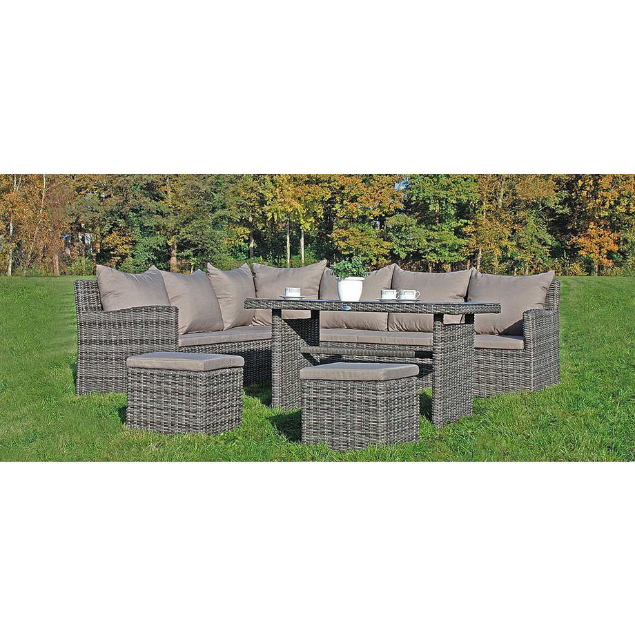 mutoni Gartenlounge Oviedo dunkelgrau  