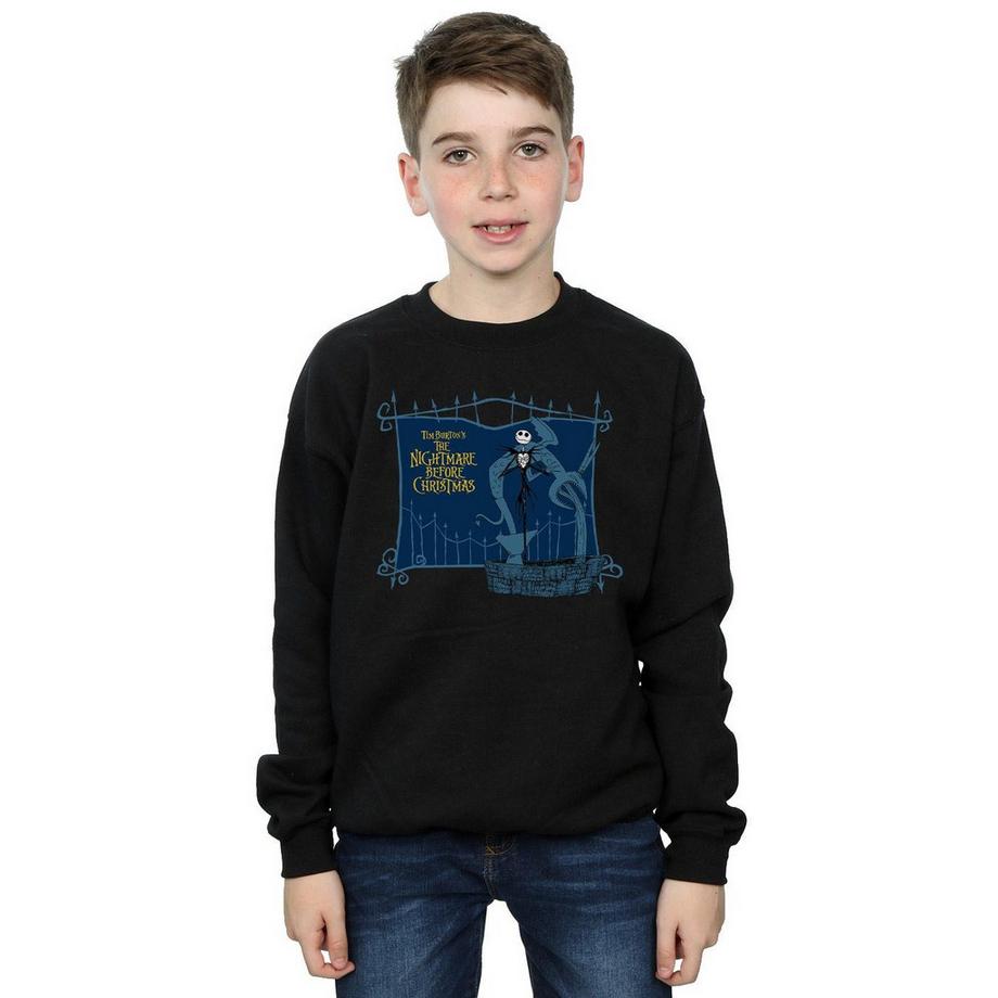 Disney  Nightmare Before Christmas Jack And The Well Sweatshirt 