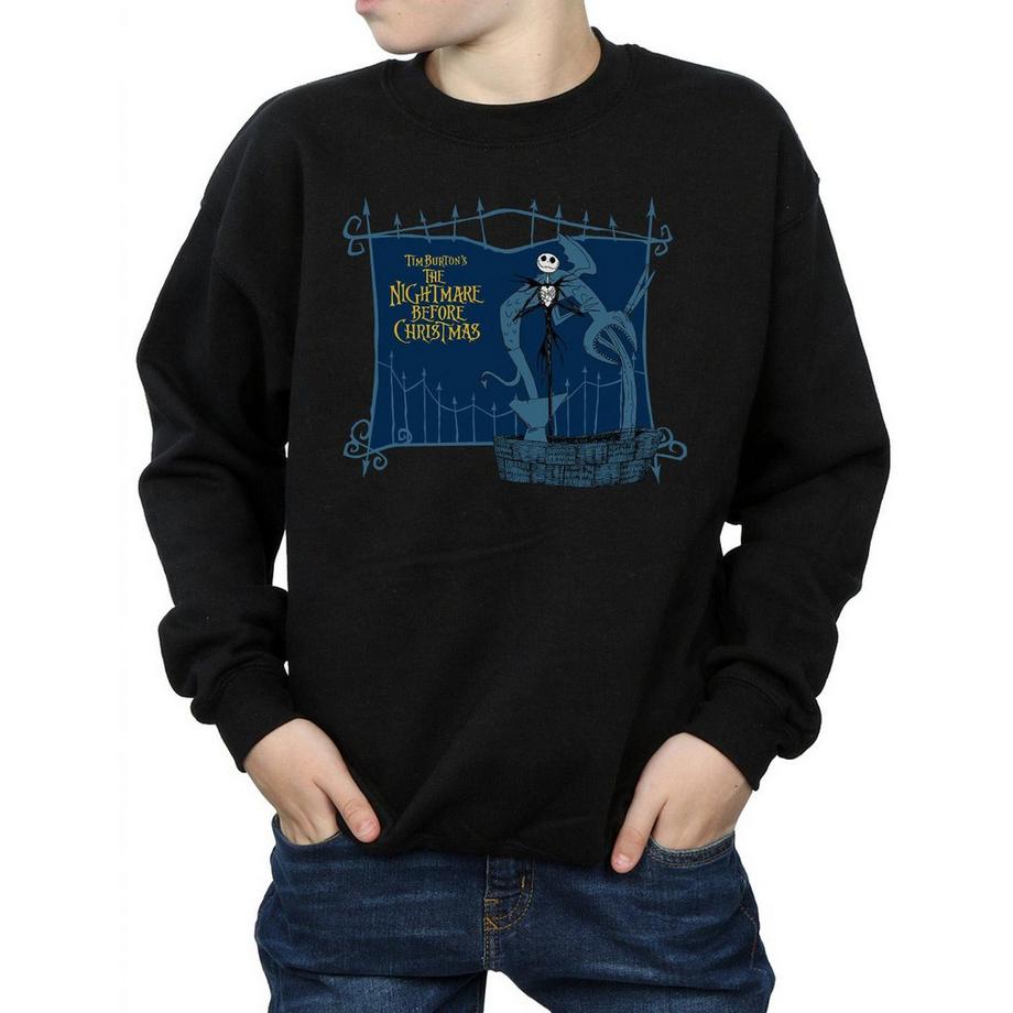 Disney  Nightmare Before Christmas Jack And The Well Sweatshirt 