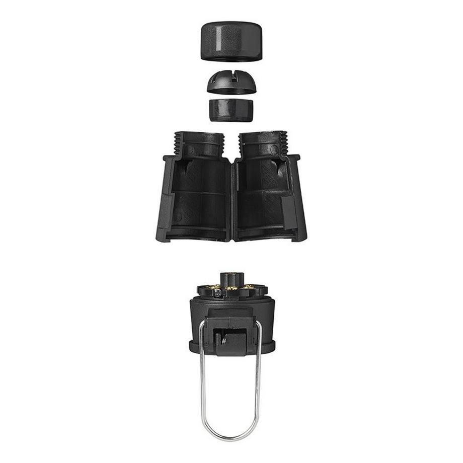 Pricenet  Prise 7 broches PVC volante avec crochet 