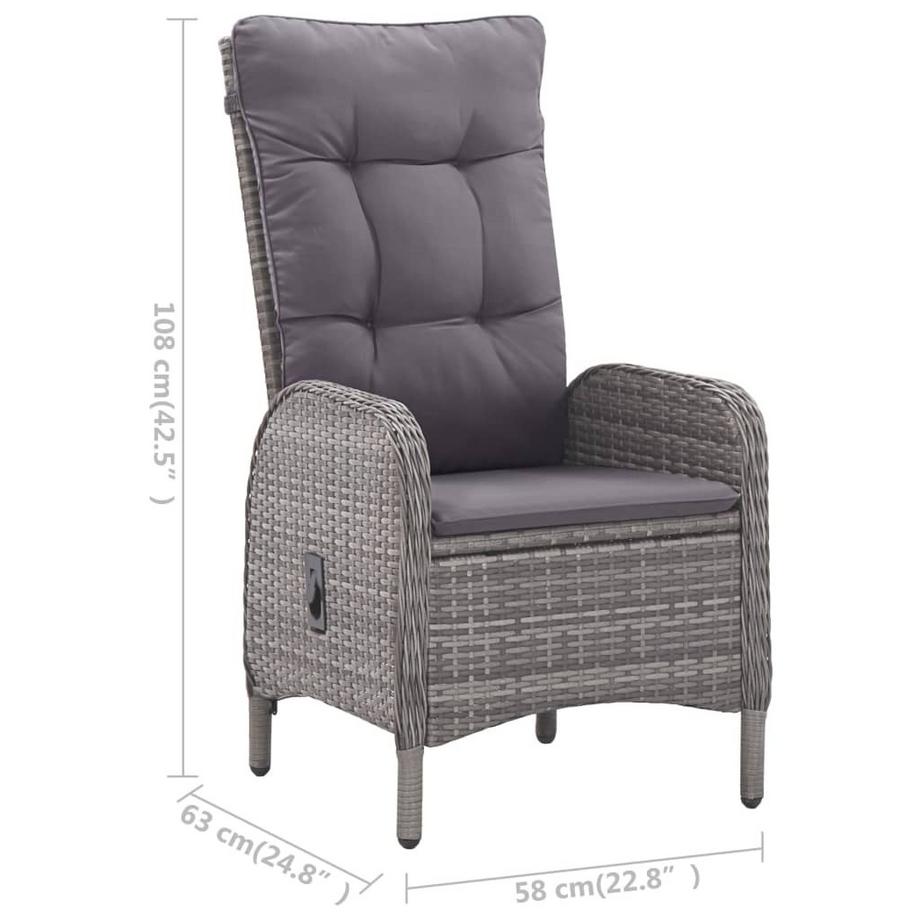 VidaXL Gartenmöbel-set poly-rattan  