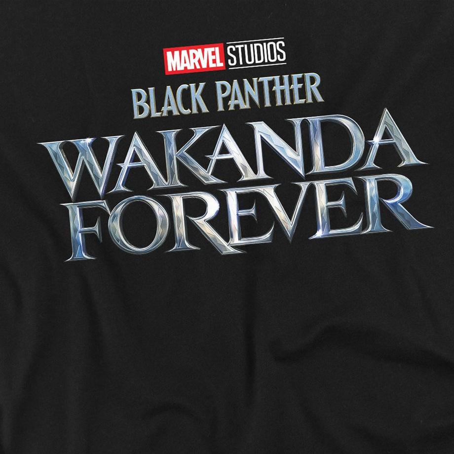 Black Panther Wakanda Forever Bedrucktes T-Shirt  