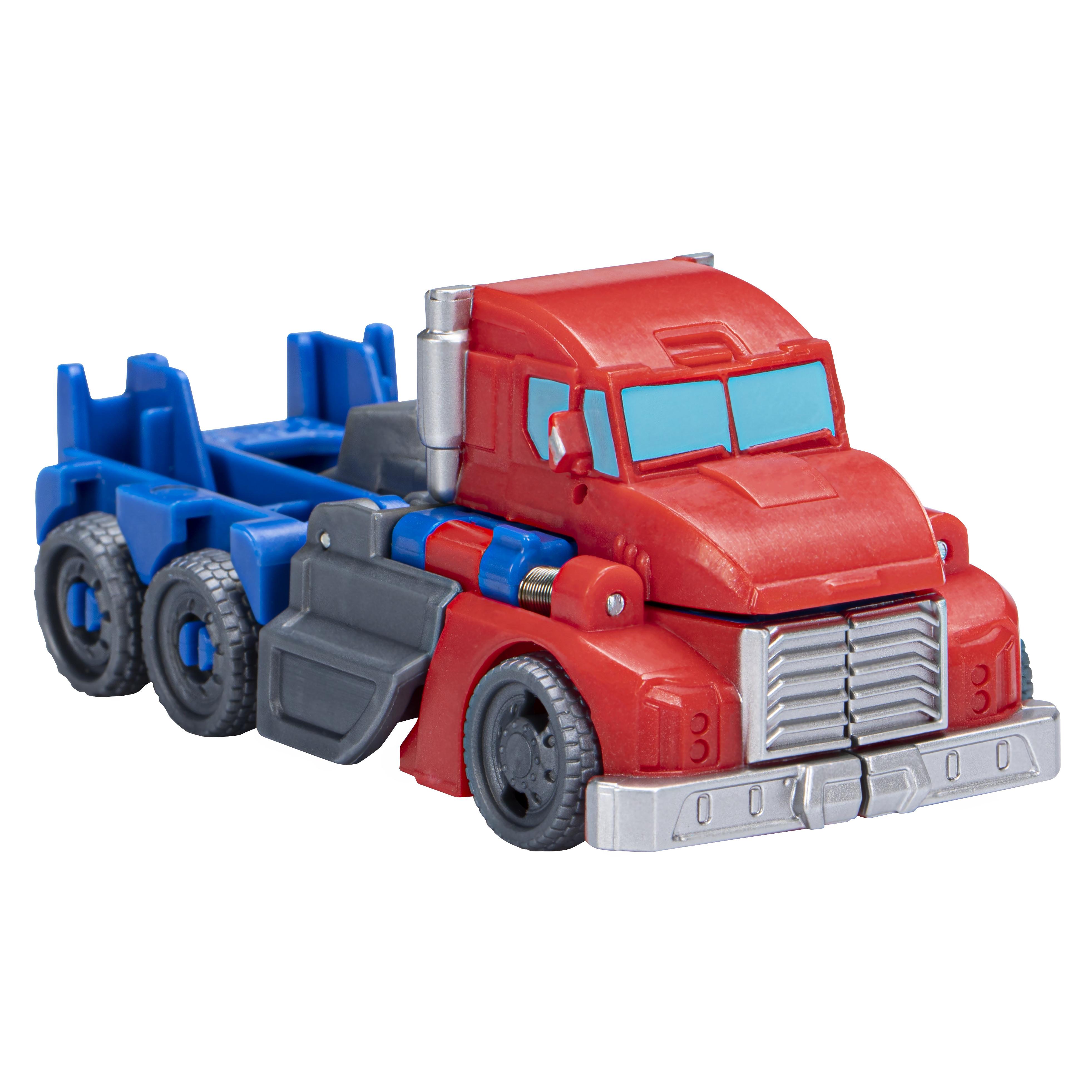 Hasbro  Transformers EarthSpark - Action figure di Optimus Prime da 10 cm, conversione in 1 passaggio con lancio in aria, giocattolo per bambini e bambine dai 6 anni in su 