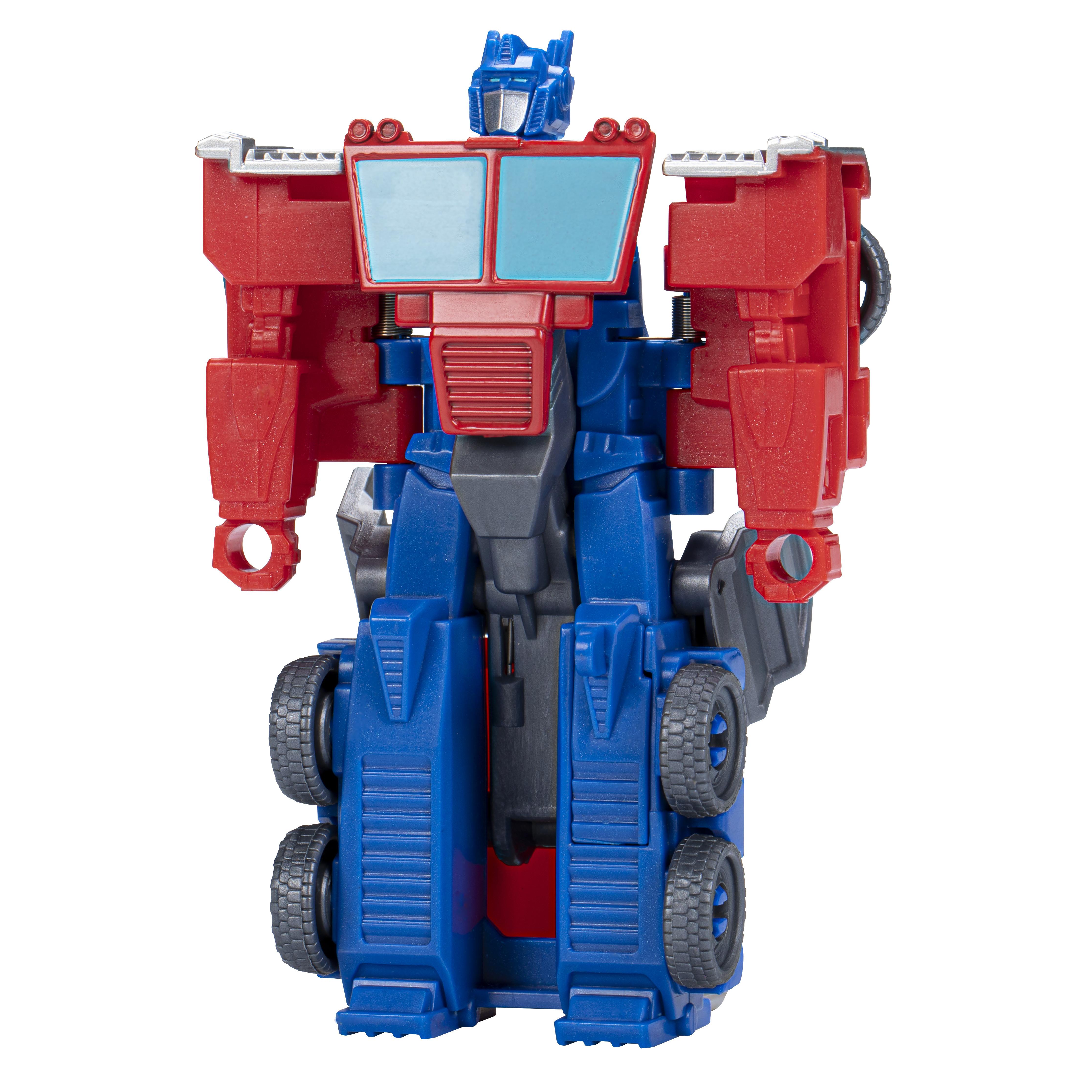 Hasbro  Transformers EarthSpark - Action figure di Optimus Prime da 10 cm, conversione in 1 passaggio con lancio in aria, giocattolo per bambini e bambine dai 6 anni in su 