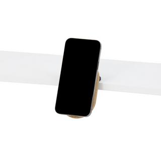 Oakywood  MagSafe iPhone Desk Shelf Mount - Support multifonctionnel pour iPhone - monté sur une étagère - chêne 