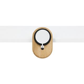 Oakywood  MagSafe iPhone Desk Shelf Mount - Support multifonctionnel pour iPhone - monté sur une étagère - chêne 