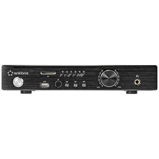 Renkforce  Amplificateur 200 W RMS (100 W x 2) avec fonction Bluetooth audio streaming + lecteur multimédia 