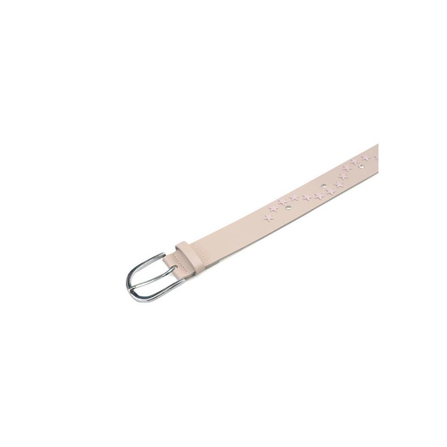 AVANT-GARDE PARIS  Ceinture blanche moderne à motif étoile 