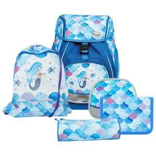 Funki FUNKI Schulthek-Set Flexy-Bag 6040.609 Mermaid 5-teilig  