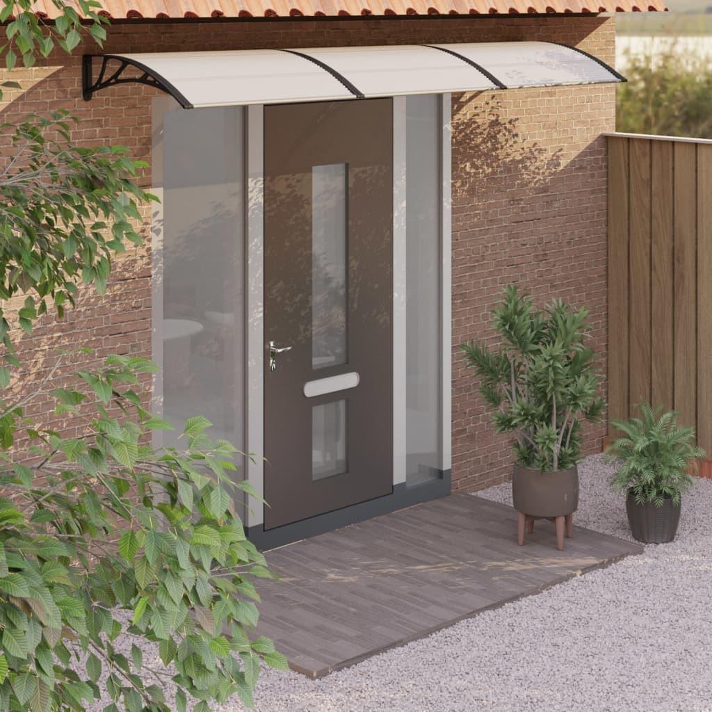 VidaXL Auvent de porte polycarbonate  