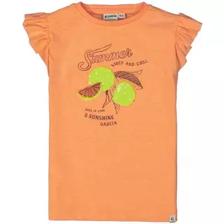 GARCIA Mädchen T-Shirt Summer Vibes  Orange