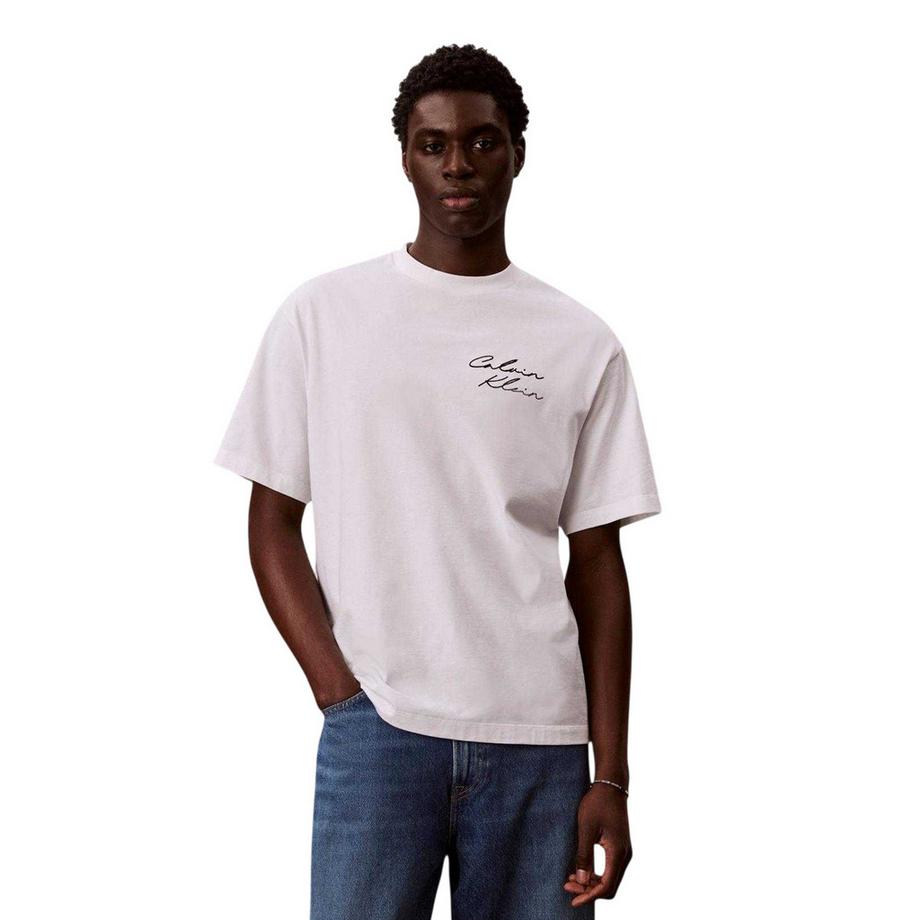 Calvin Klein  Maglietta Vestibilità Rilassata Scritta 