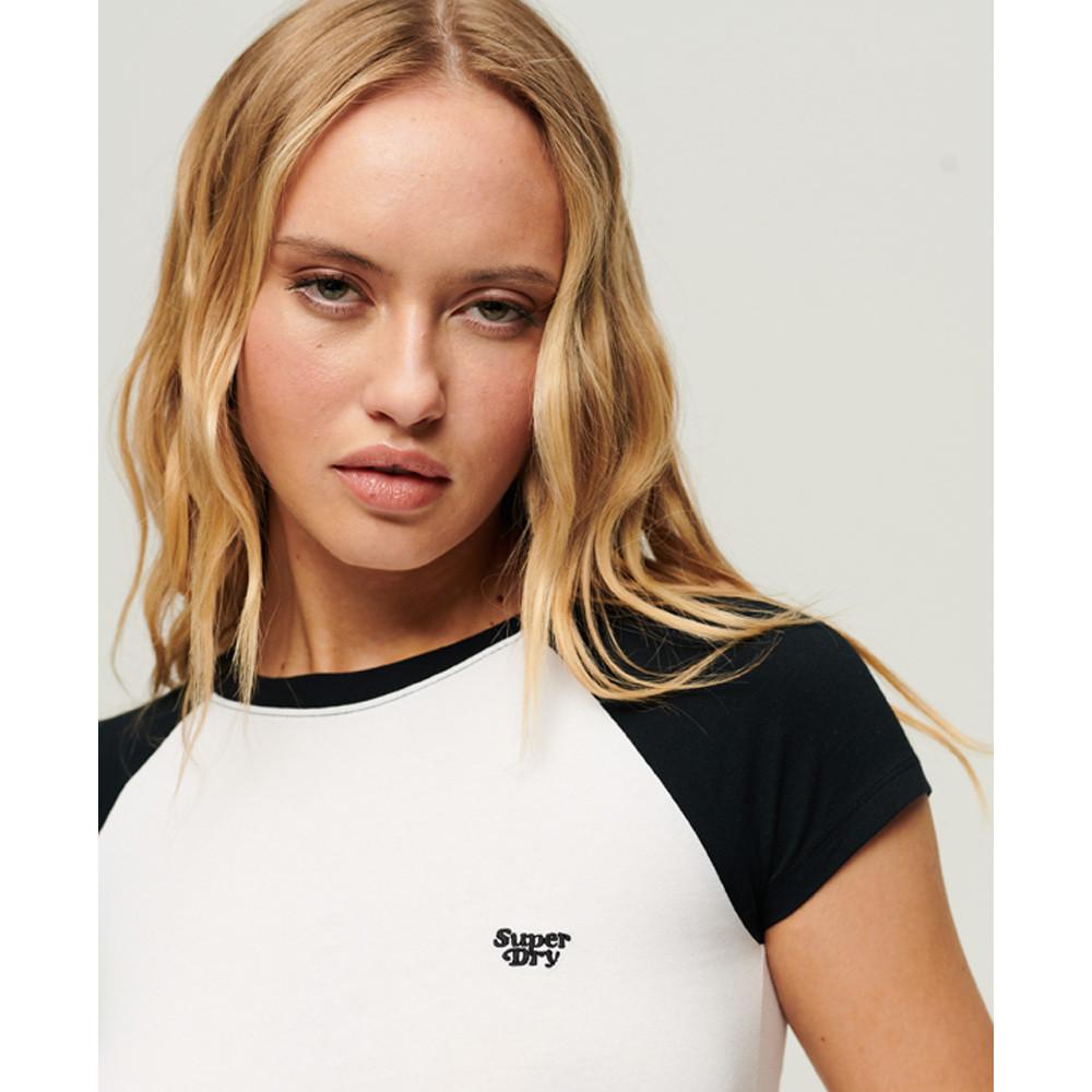 Superdry  T-shirt baseball court femme 