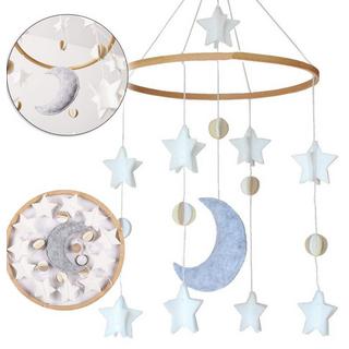 Activity-board  Carillon mobile pour bébé, cloche mobile pour lit de bébé en bois 