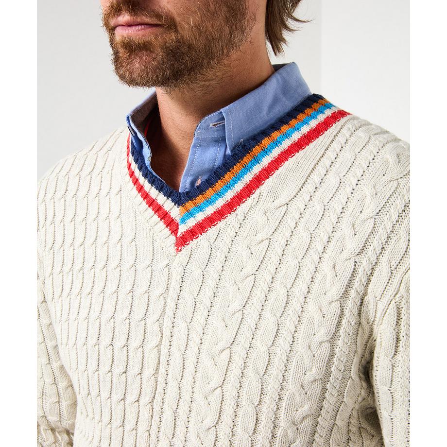 Joe Browns Pull torsadé classique preppy col en V  