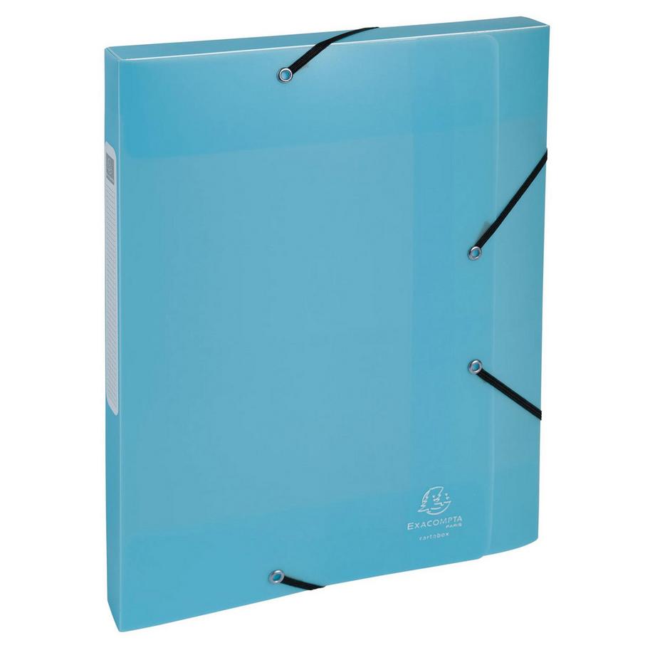 Exacompta Boite de classement Cartobox livrée à plat Dos 25mm Polypropylène Chromaline pastel - A4 - x 10  