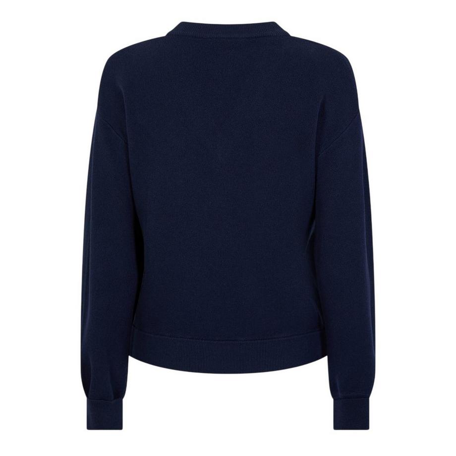 LACOSTE Top Pull à Col V Côtelé  