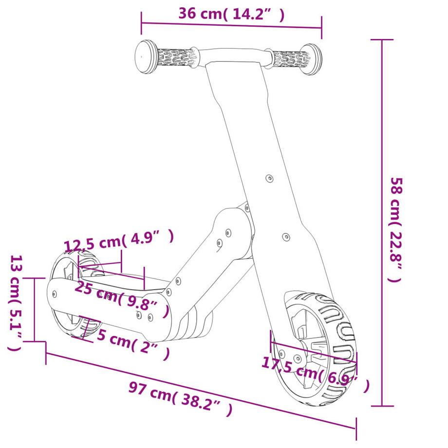 VidaXL  Trottinette pour enfants 