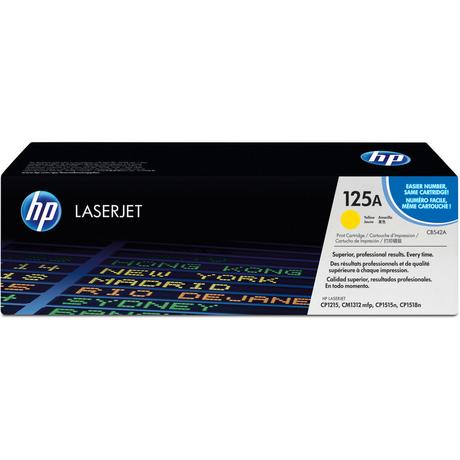 Hewlett-Packard  HP Toner-Modul 125A yellow CB542A Color LJ CP 1210 1400 Seiten 