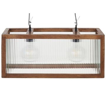 Lampe suspension en Manguier Rustique PENNA