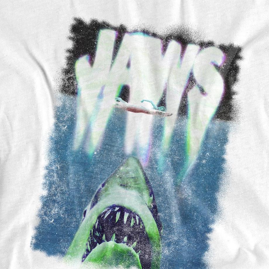 Jaws T-Shirt Graphique Lavage Acide  