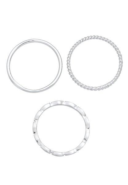 Elli  Ring Stapelringe Stacking 3Er Set 