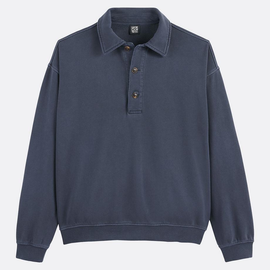 La Redoute Collections Boxy Polokragen Sweatshirt  
