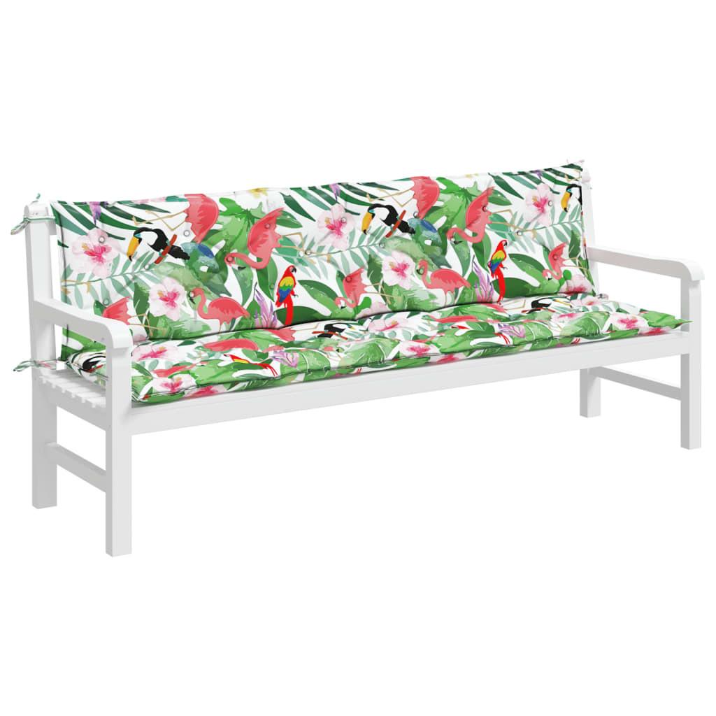 VidaXL Coussin de banc de jardin tissu  