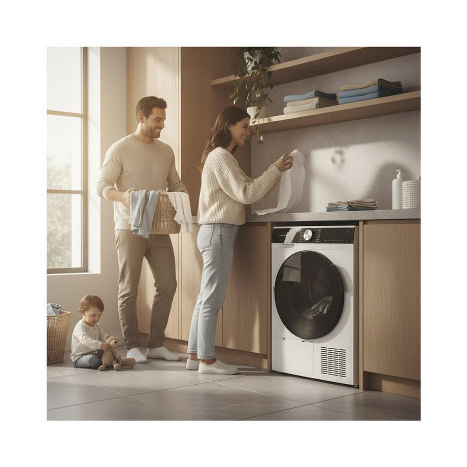 Kibernetik ComfortLine CLT511 Wärmepumpentrockner 9kg C Klasse  