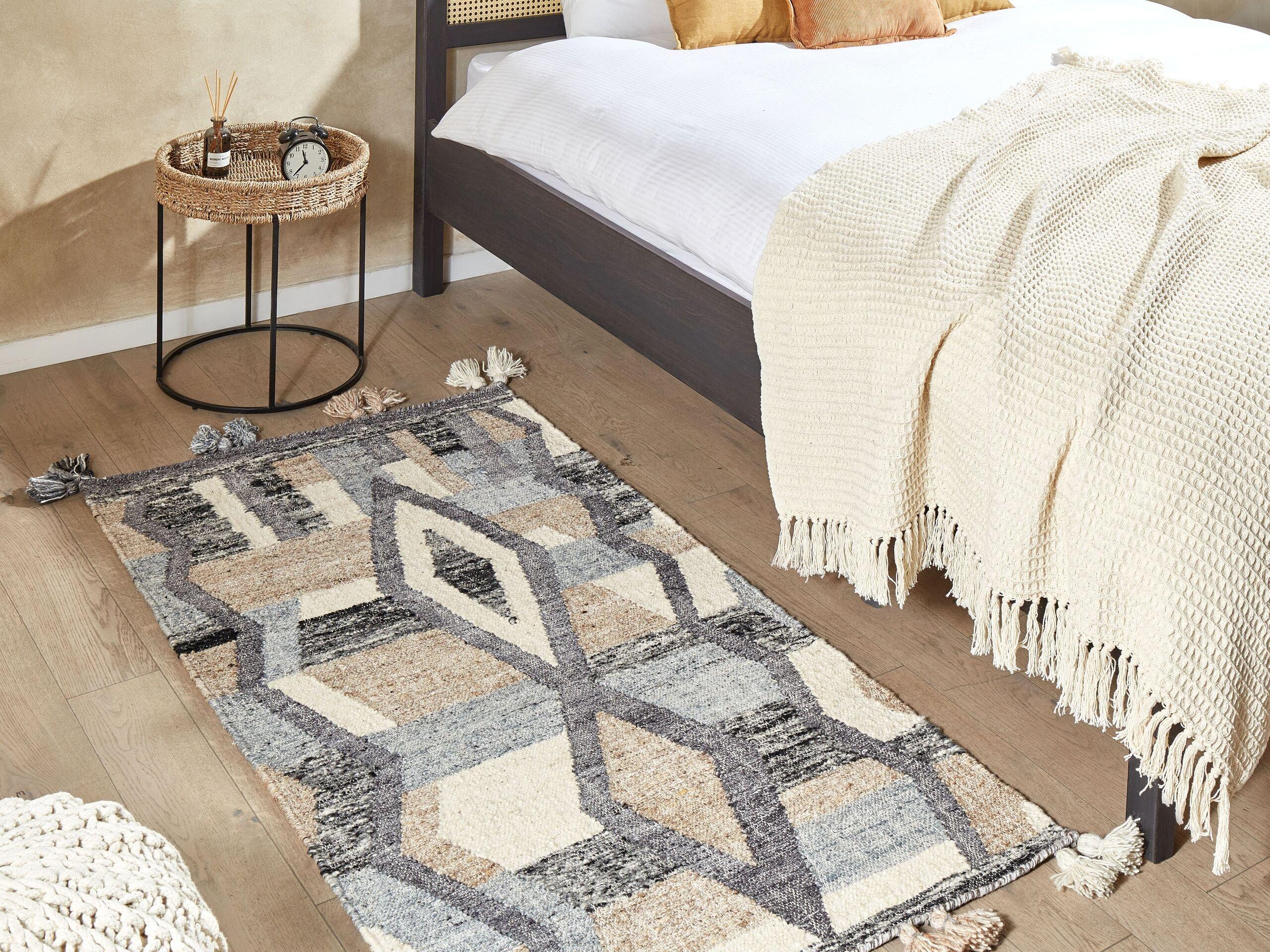 Beliani Tapis en Laine Boho AYGEZARD  